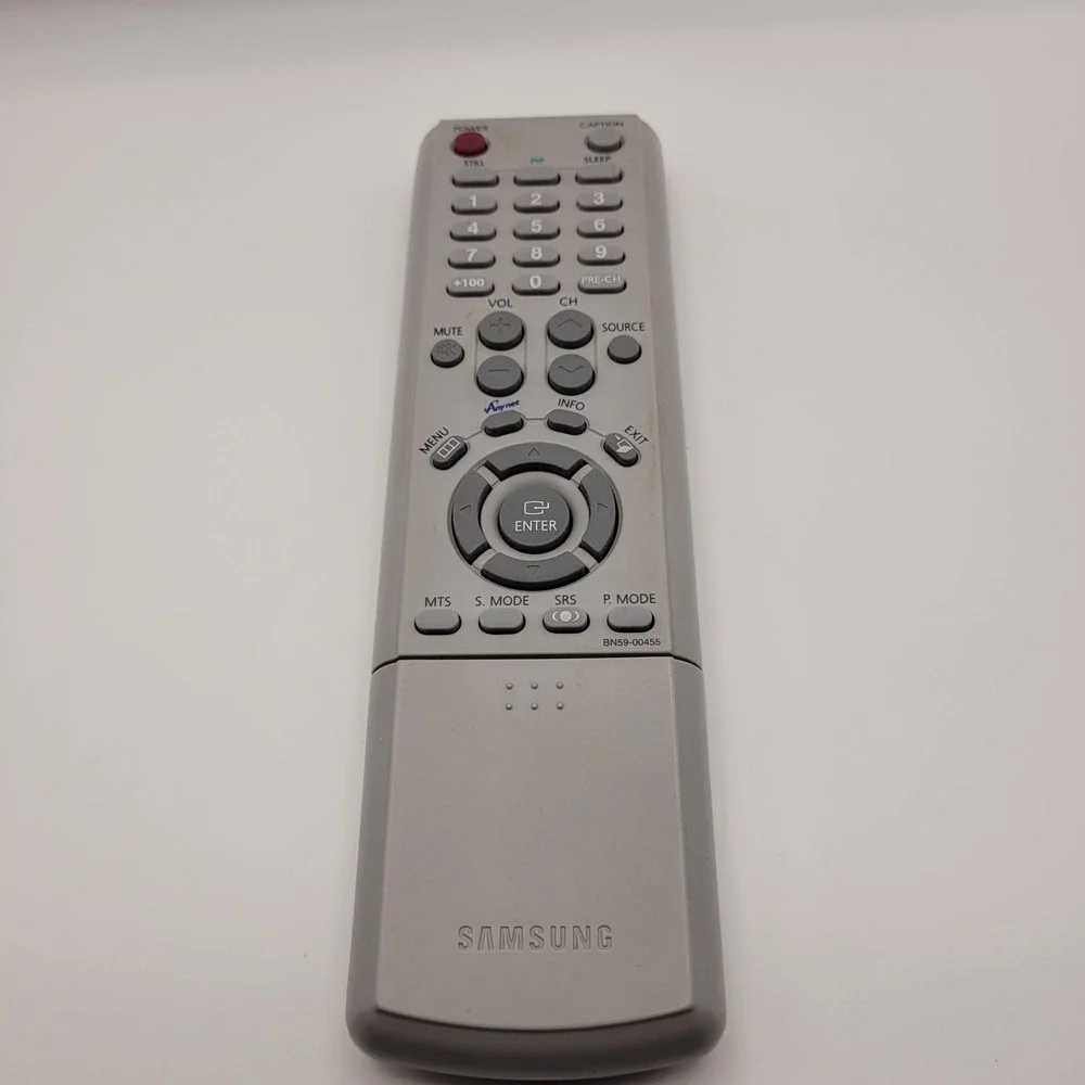 Samsung‎ BN59-00455A TV Remote Control Silver Replacement OEM BN59-00455